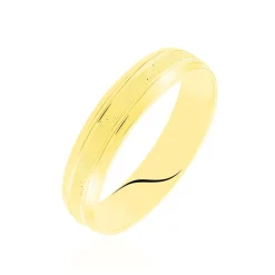 Alliance Memouna Ruban Plat Or Jaune