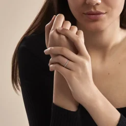 Alliance Menussa Diamantee Or Blanc