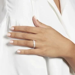 Alliance Mercure Brossee Ruban Plat Or Blanc