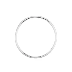 Alliance Meredithe Demi Jonc Classique Or Blanc