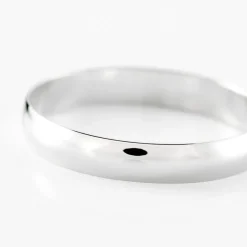 Alliance Meredithe Demi Jonc Classique Or Blanc