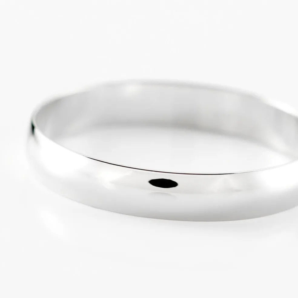 Alliance Meredithe Demi Jonc Classique Or Blanc