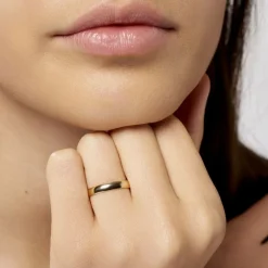 Alliance Meredithe Demi Jonc Classique Or Jaune