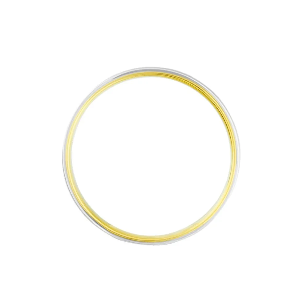 Alliance Miroir Ruban Plat Or Bicolore