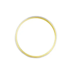 Alliance Miroir Ruban Plat Or Bicolore