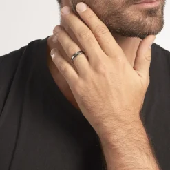 Alliance Nathaell Ruban Plat Palladium Blanc