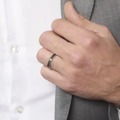 Alliance Naudin Ruban Plat Or Blanc