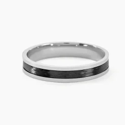 Alliance Navid Ruban Plat Palladium Blanc