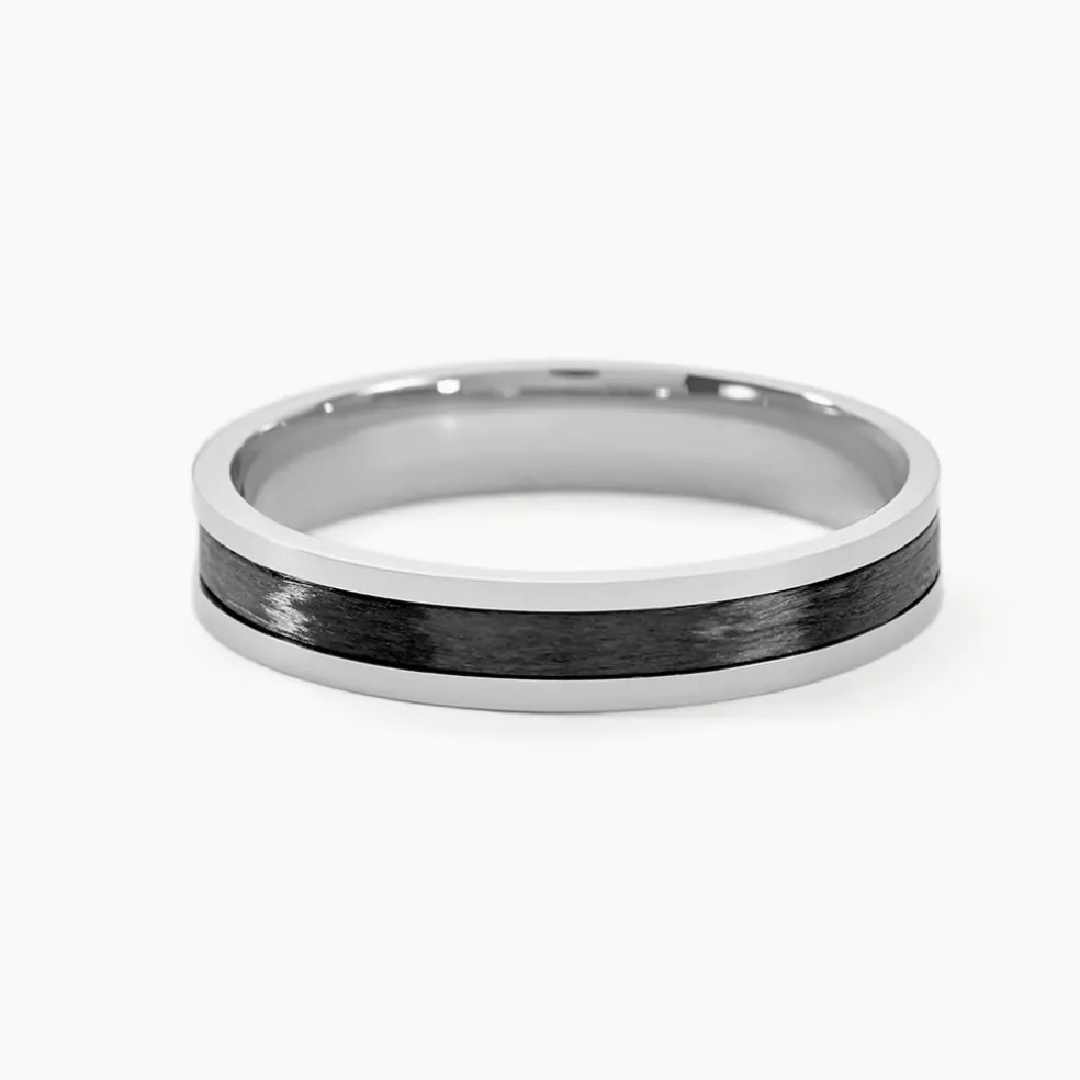 Alliance Navid Ruban Plat Palladium Blanc