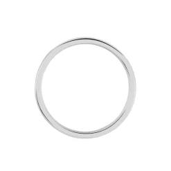 Alliance Nelcie Ruban Plat Argent Blanc