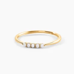 Alliance Octavian Or Jaune Diamant Synthétique