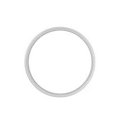 Alliance Padarge Ruban Plat Palladium Blanc