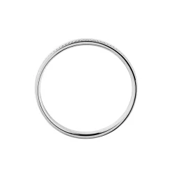 Alliance Perlee Ruban Plat Or Blanc