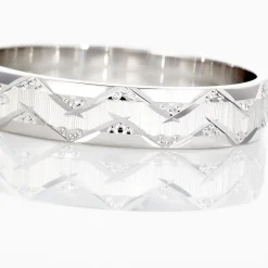 Alliance Phibie Ruban Plat Argent Blanc