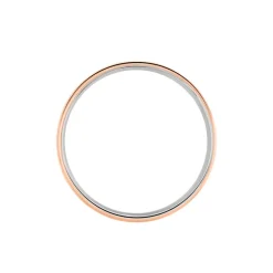 Alliance Rehanne Ruban Plat Or Bicolore