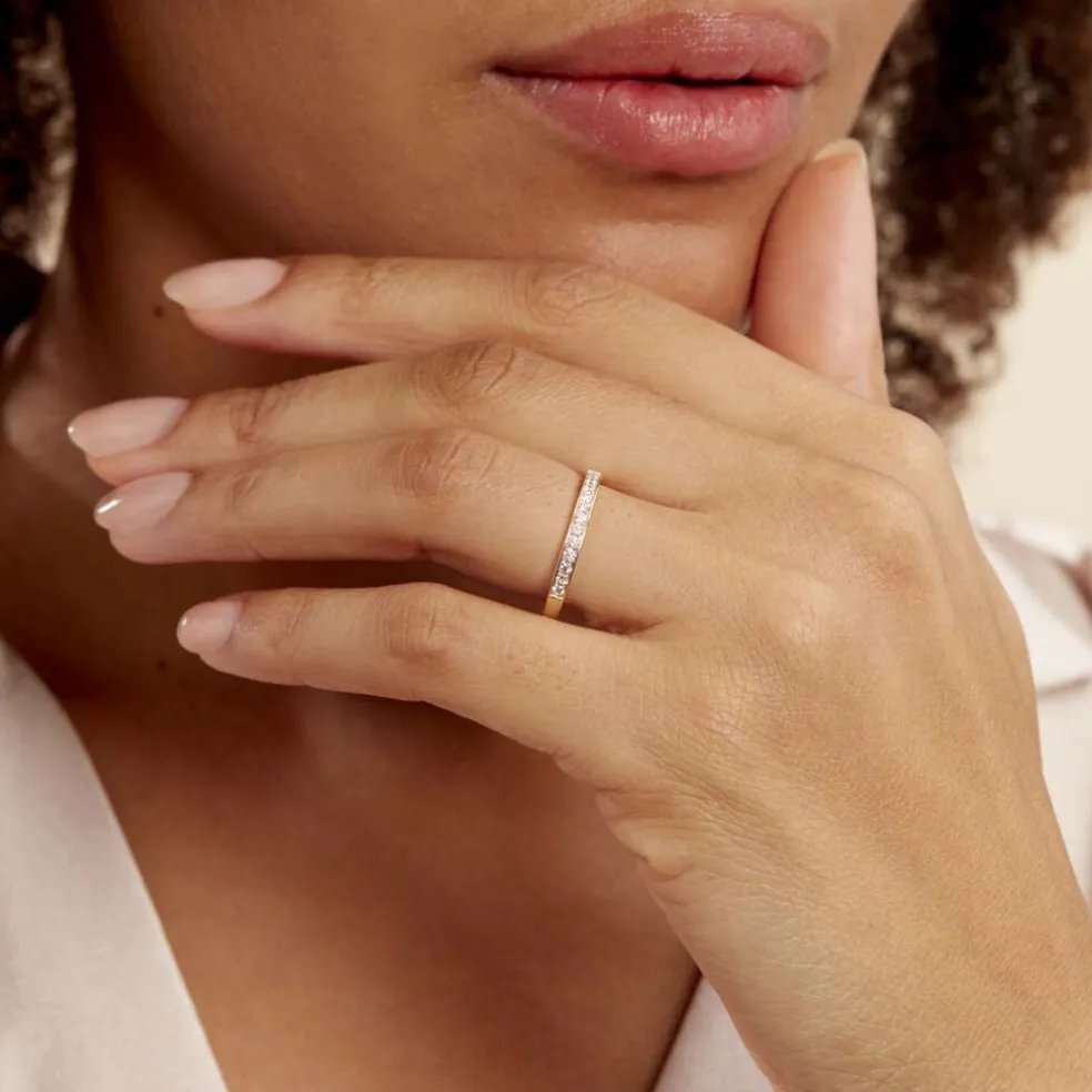 Alliance Rhea Or Jaune Diamant