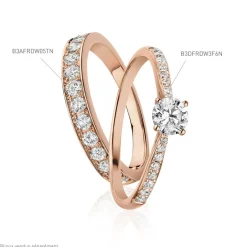 Alliance Rhea Or Rose Diamant