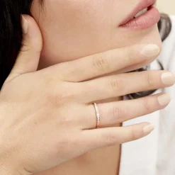 Alliance Rhea Or Rose Diamant