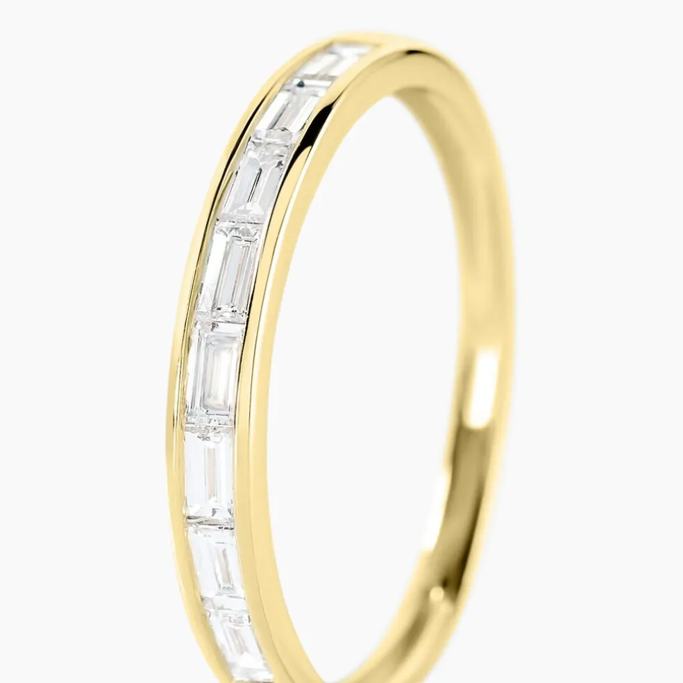 Alliance Rheanna Or Jaune Diamant Synthétique