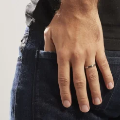 Alliance Rhodium Ruban Plat Palladium Bicolore