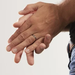 Alliance Rhodium Ruban Plat Palladium Bicolore