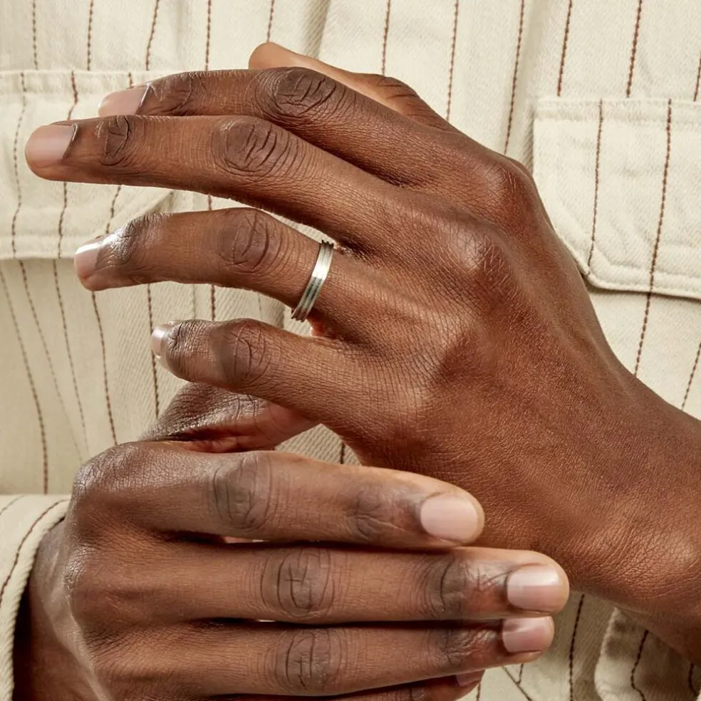 Alliance Rhodium Ruban Plat Palladium Bicolore