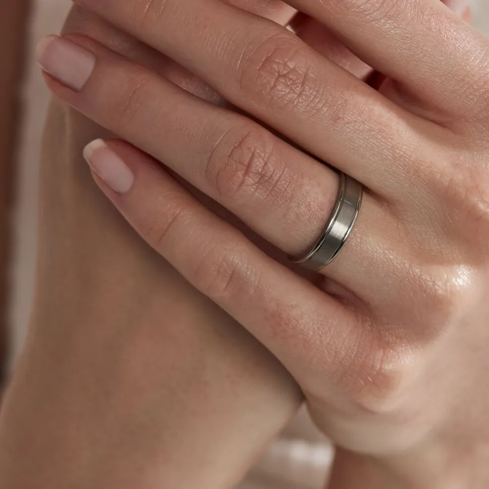 Alliance Roberto Ruban Plat Palladium Blanc