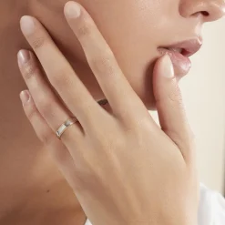 Alliance Romaine Demi Jonc Classique Or Bicolore