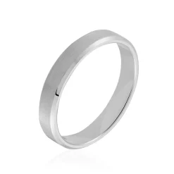 Alliance Rominus Ruban Plat Palladium Blanc