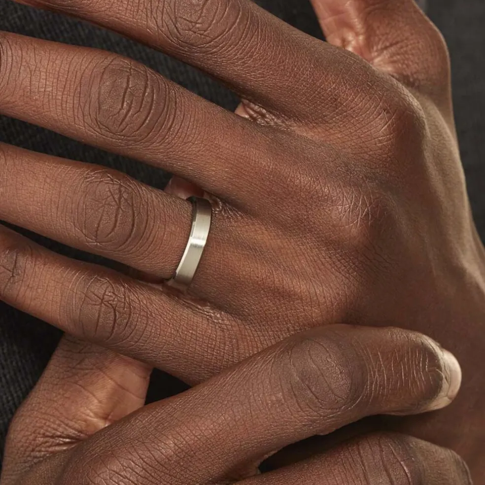 Alliance Rominus Ruban Plat Palladium Blanc