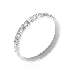 Alliance Roxie Demi Jonc Classique Or Blanc