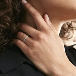 Alliance Roxie Demi Jonc Classique Or Blanc