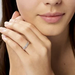 Alliance Rozella Ruban Plat Or Bicolore