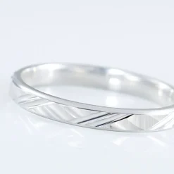 Alliance Samiha Ruban Plat Or Blanc