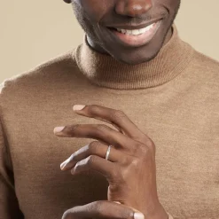 Alliance Samiha Ruban Plat Or Blanc