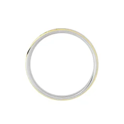 Alliance Serti Grains Ajoures Or Bicolore Diamant