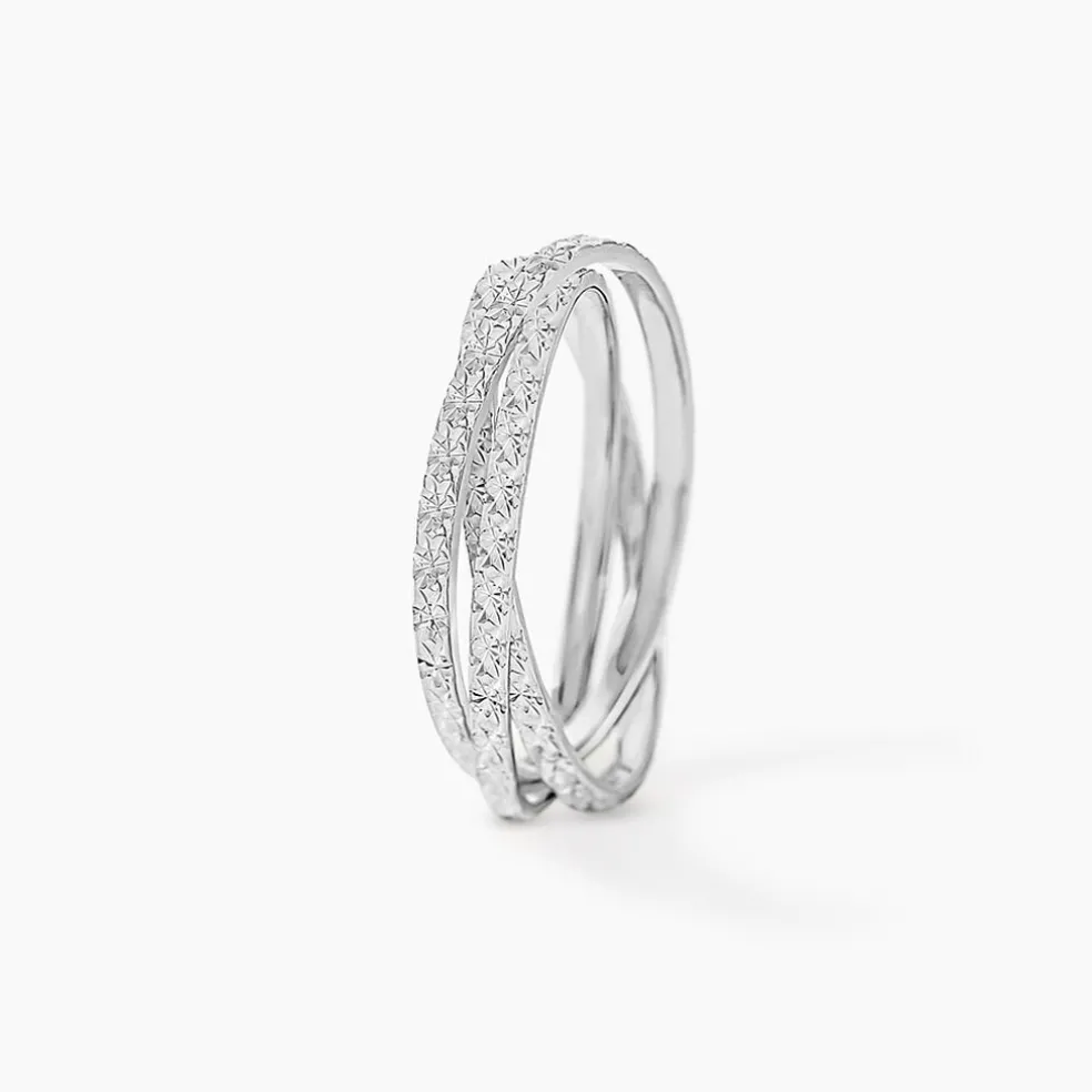 Alliance Shelena Ruban Plat Or Blanc