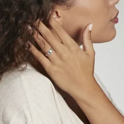 Alliance Sidaine Ruban Plat Or Blanc