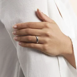 Alliance Sirona Demi Jonc Confort Or Blanc