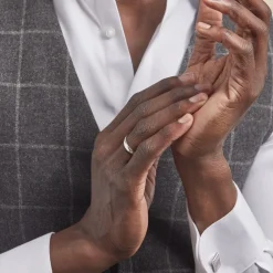 Alliance Sirona Demi Jonc Confort Or Blanc