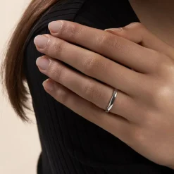 Alliance Sirona Demi Jonc Or Blanc