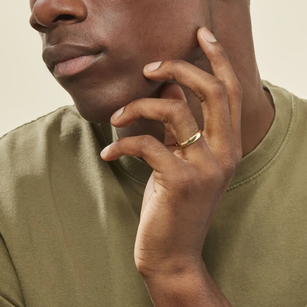 Alliance Sonia Demi Jonc Confort Or Jaune