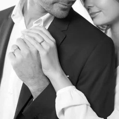 Alliance Sonia Demi Jonc Confort Or Blanc