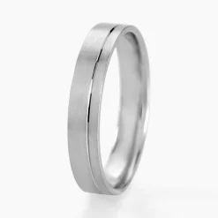 Alliance Tyffen Ruban Plat Argent Blanc