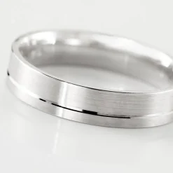 Alliance Tyffen Ruban Plat Argent Blanc