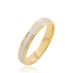 Alliance Tyssia Ruban Plat Or Bicolore