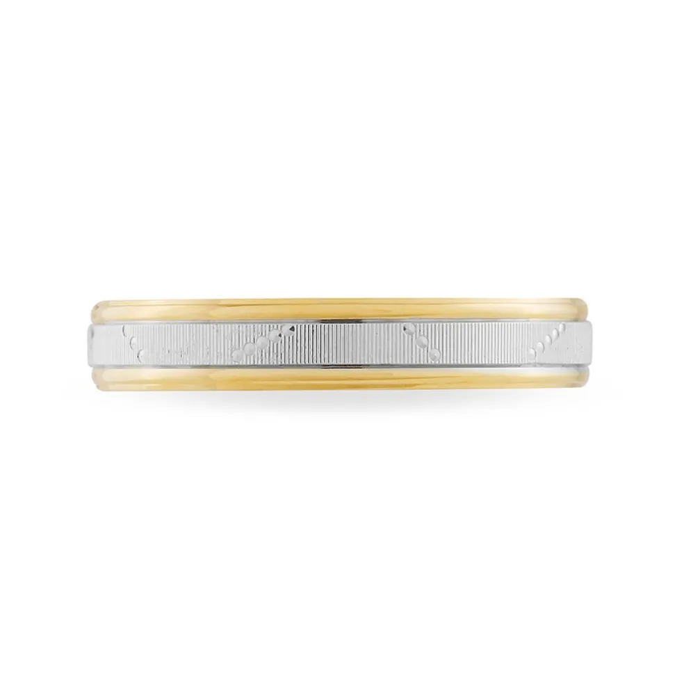 Alliance Tyssia Ruban Plat Or Bicolore