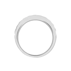 Alliance Valentine Or Blanc Diamant Synthetique