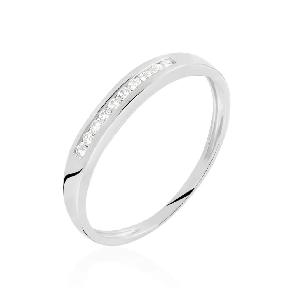 Alliance Yamile Or Blanc Diamant