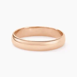 Alliances Argent Rose Alexyne Jonc Bombe 4mm